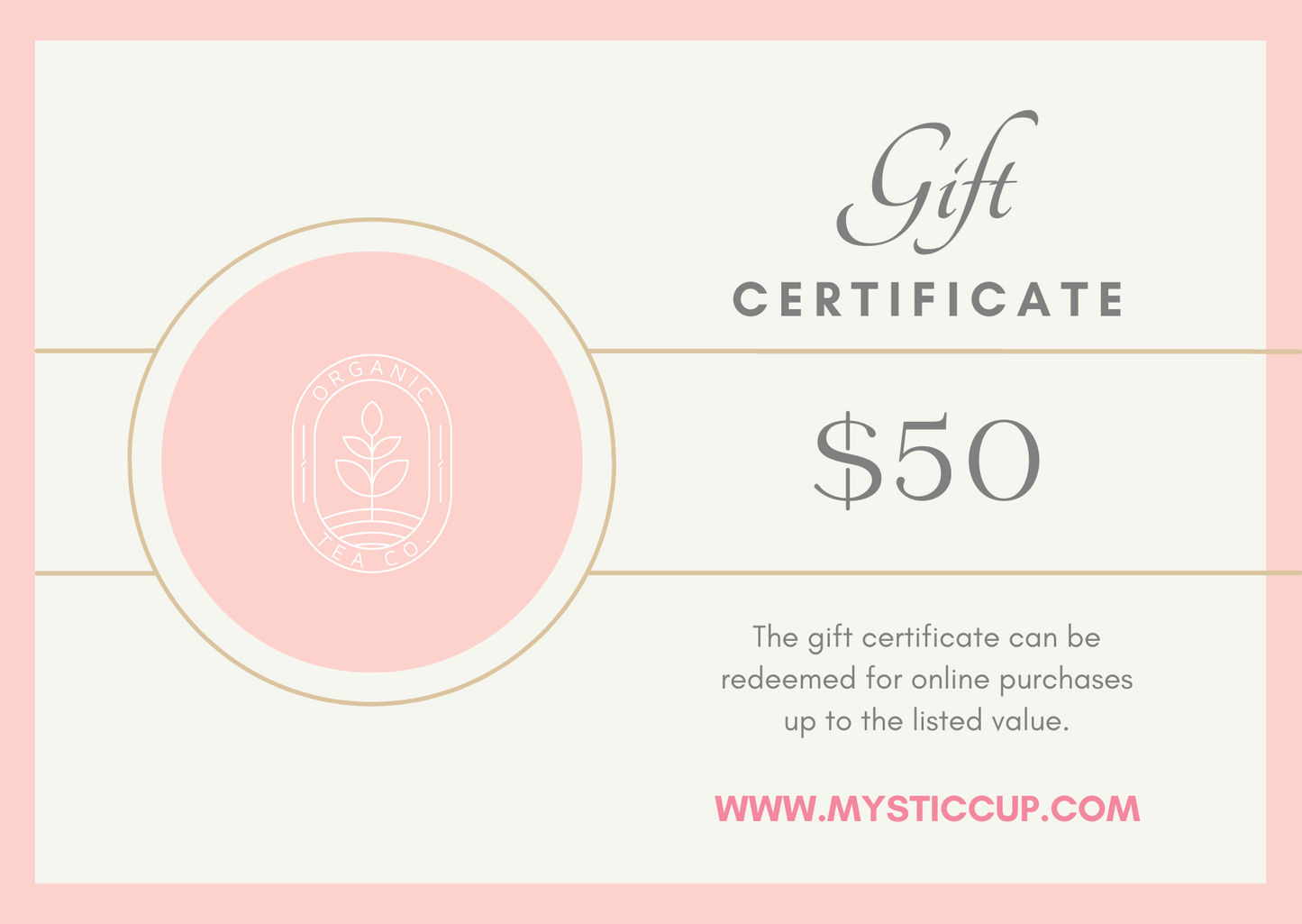 Mystic Cup Gift Card